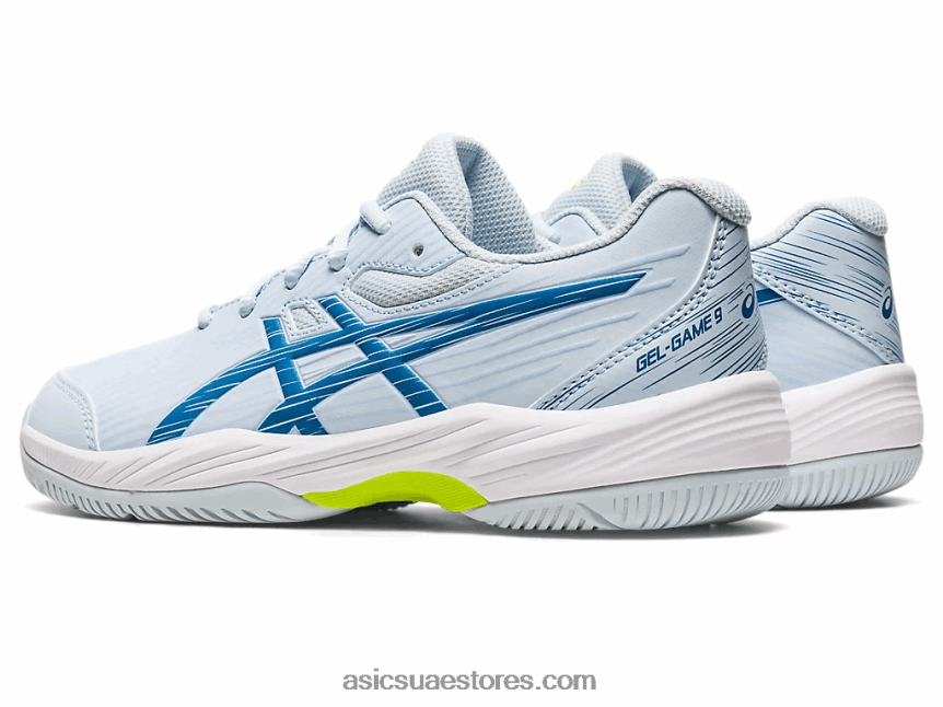 Asics السماء / تولد من جديد الأزرق لعبة جل 9 مدرسة ابتدائية 2N24DJ4272