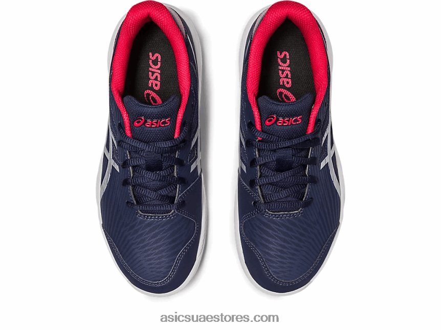 Asics منتصف الليل / الفضة النقية لعبة جل 9 مدرسة ابتدائية 2N24DJ4273