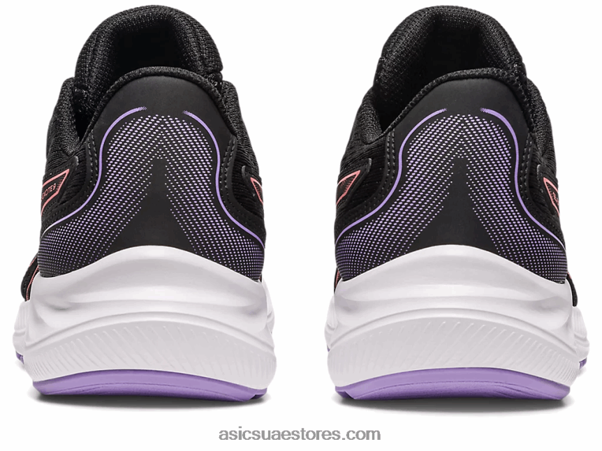 Asics أسود / بابايا مدرسة جيل اكسايت 9 الابتدائية 2N24DJ4302