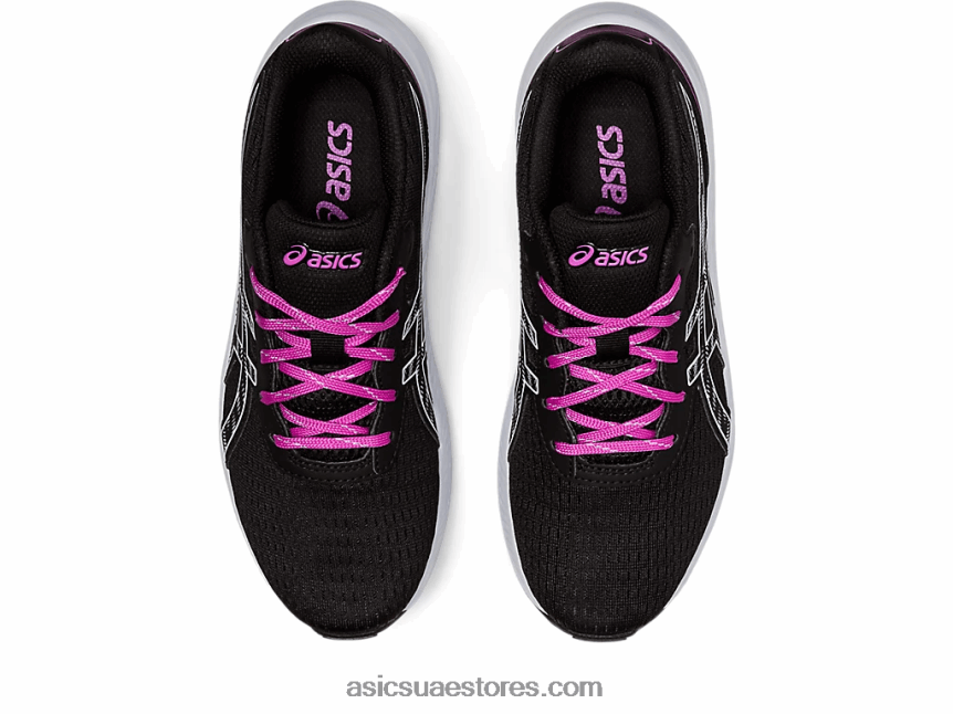 Asics أسود / سماء ناعمة مدرسة جيل اكسايت 9 الابتدائية 2N24DJ4380