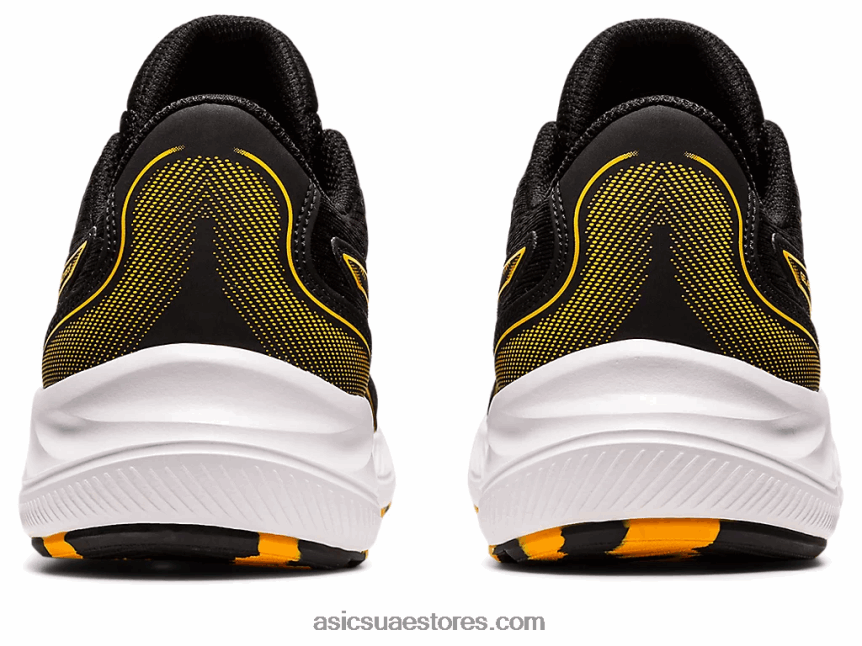 Asics أسود / كهرماني مدرسة جيل اكسايت 9 الابتدائية 2N24DJ4384
