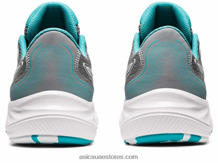 Asics صفيحة صخرية / أبيض مدرسة جيل اكسايت 9 الابتدائية 2N24DJ4385