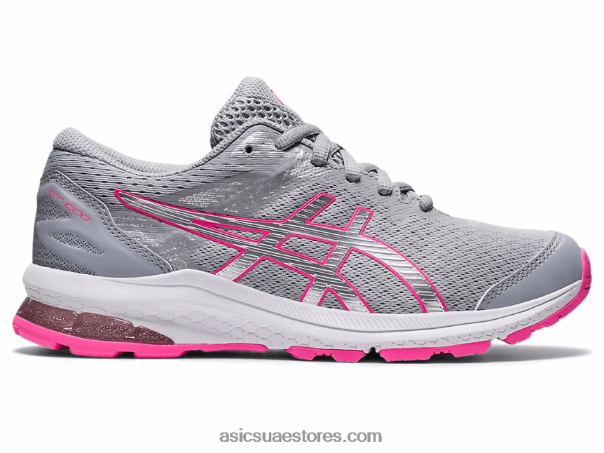 Asics الرمادي بيدمونت / الفضة النقية مدرسة GT-1000 10 الصفية 2N24DJ4310