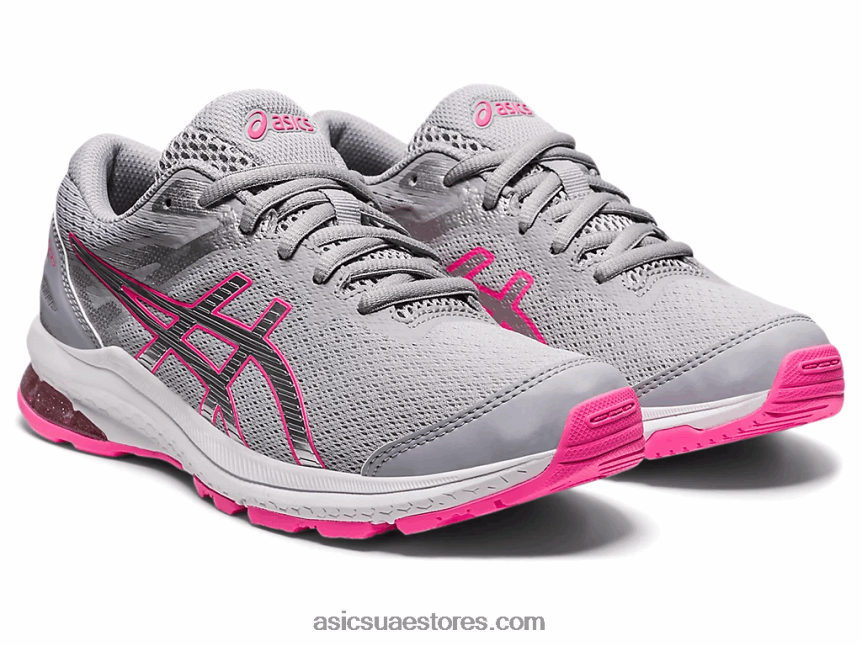 Asics الرمادي بيدمونت / الفضة النقية مدرسة GT-1000 10 الصفية 2N24DJ4310