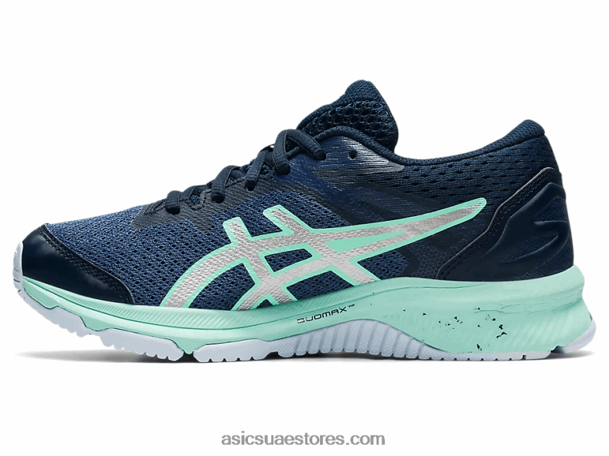 Asics الرعد الأزرق / الفضة النقية مدرسة GT-1000 10 الصفية 2N24DJ4434