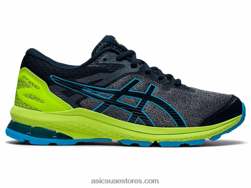 Asics الأزرق الفرنسي / أكوا الرقمية مدرسة GT-1000 10 الصفية 2N24DJ4519