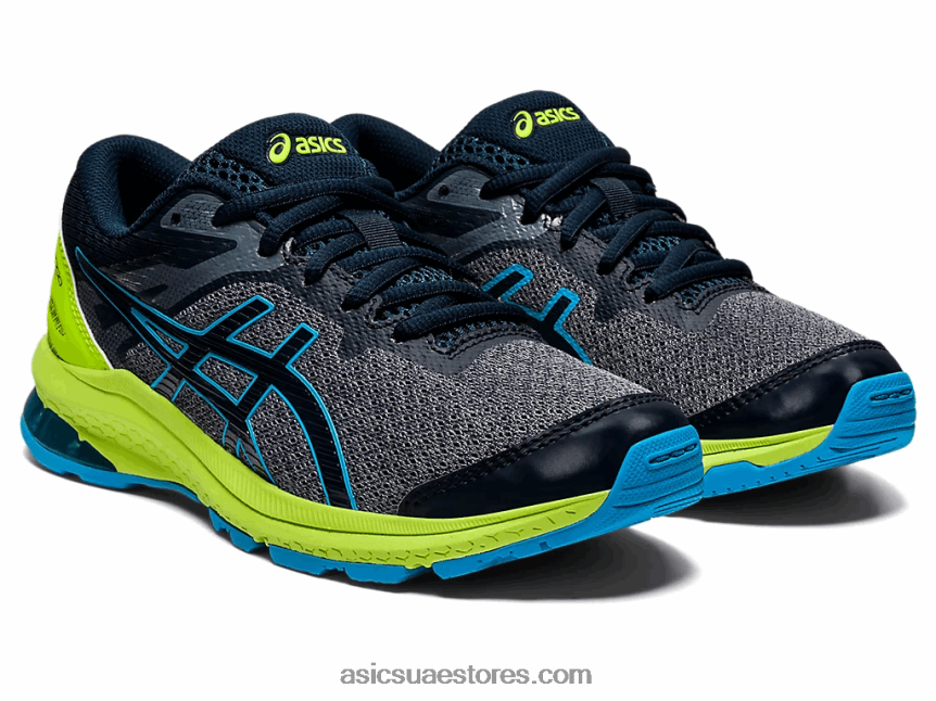 Asics الأزرق الفرنسي / أكوا الرقمية مدرسة GT-1000 10 الصفية 2N24DJ4519