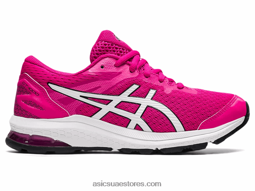 Asics الهذيان الوردي / الأبيض مدرسة GT-1000 10 الصفية 2N24DJ4525