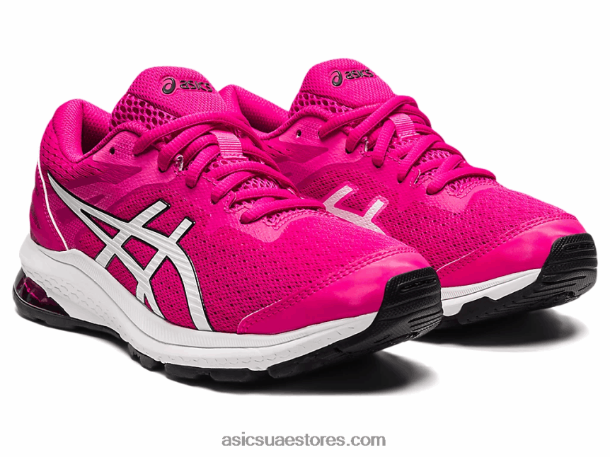 Asics الهذيان الوردي / الأبيض مدرسة GT-1000 10 الصفية 2N24DJ4525