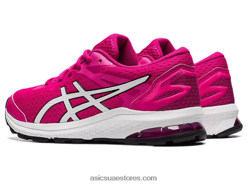 Asics الهذيان الوردي / الأبيض مدرسة GT-1000 10 الصفية 2N24DJ4525