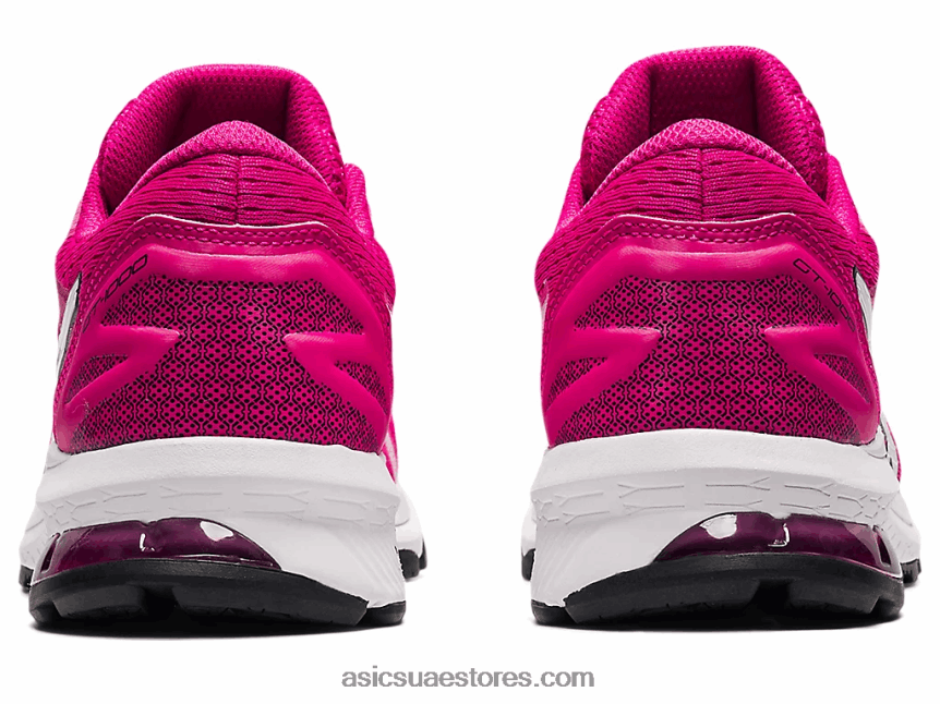 Asics الهذيان الوردي / الأبيض مدرسة GT-1000 10 الصفية 2N24DJ4525