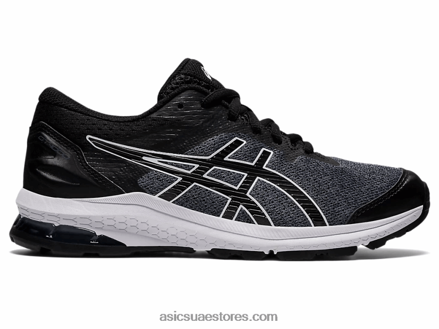 Asics أسود / أبيض مدرسة GT-1000 10 الصفية 2N24DJ4533