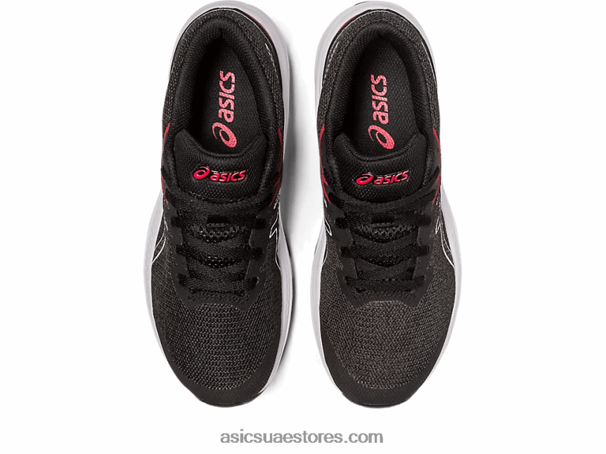 Asics أسود / أحمر كهربائي المدرسة الابتدائية GT-1000 11 2N24DJ4255