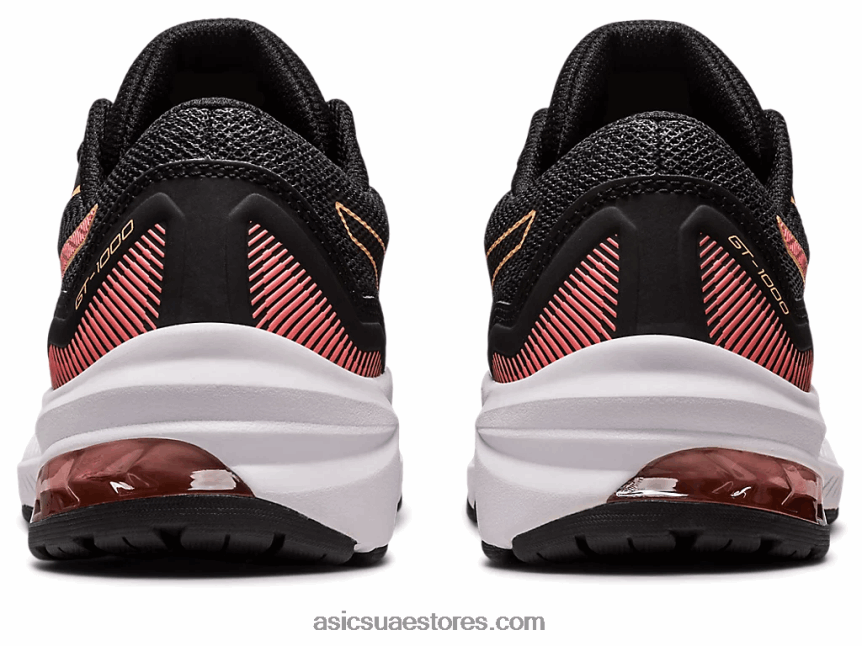 Asics أسود / بابايا المدرسة الابتدائية GT-1000 11 2N24DJ4292