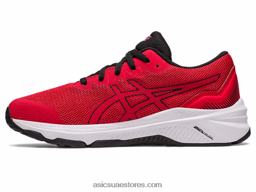 Asics أحمر كهربائي / أبيض المدرسة الابتدائية GT-1000 11 2N24DJ4313