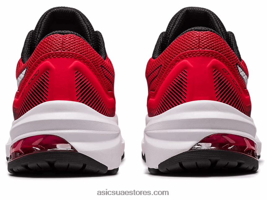 Asics أحمر كهربائي / أبيض المدرسة الابتدائية GT-1000 11 2N24DJ4313