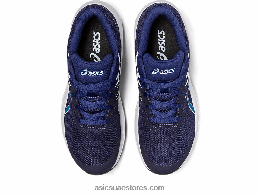 Asics أزرق نيلي / أزرق تولد من جديد المدرسة الابتدائية GT-1000 11 2N24DJ4314