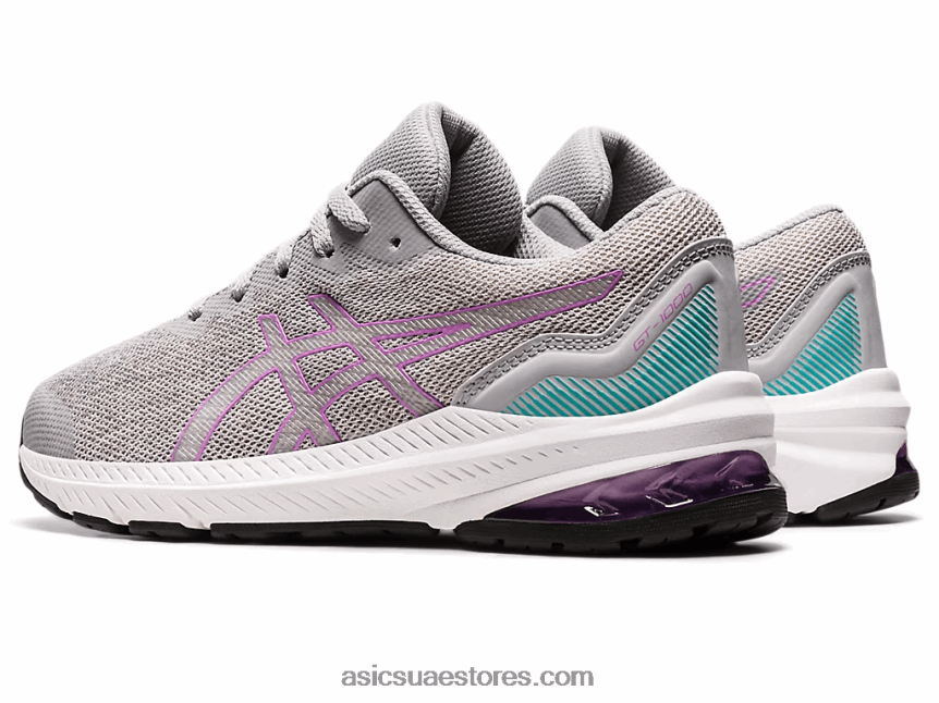 Asics توهج بيدمونت رمادي / لافندر المدرسة الابتدائية GT-1000 11 2N24DJ4359