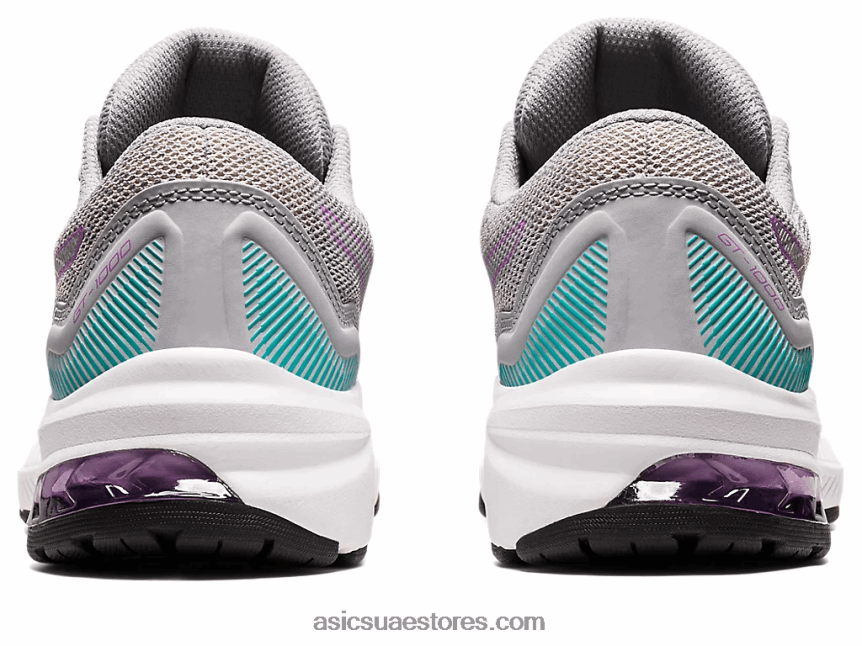Asics توهج بيدمونت رمادي / لافندر المدرسة الابتدائية GT-1000 11 2N24DJ4359