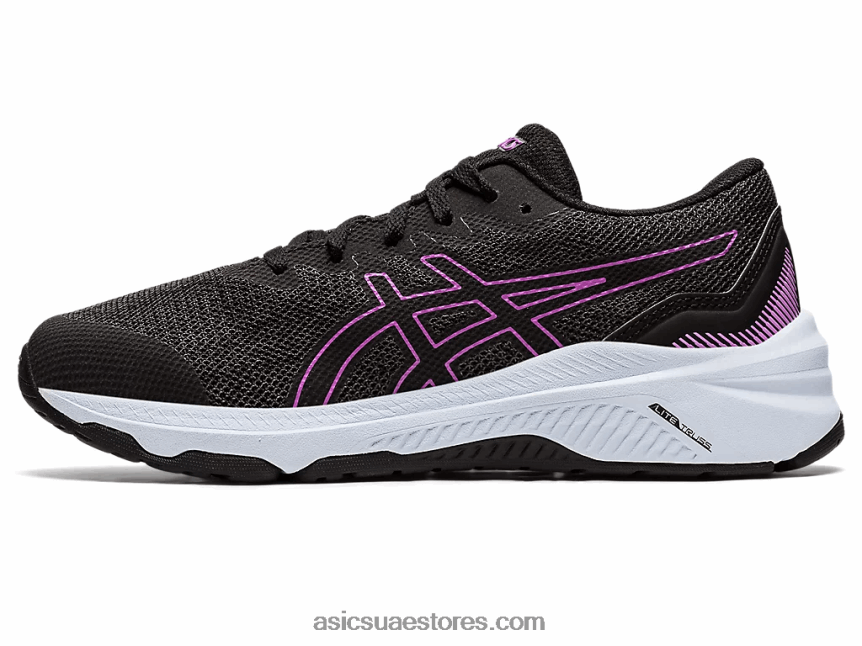Asics الجرافيت الرمادي / الأوركيد المدرسة الابتدائية GT-1000 11 2N24DJ4360