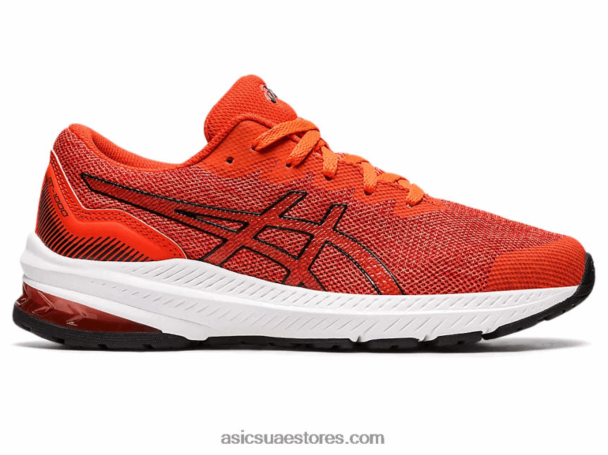 Asics طماطم كرزية / أسود المدرسة الابتدائية GT-1000 11 2N24DJ4363