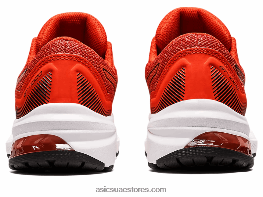 Asics طماطم كرزية / أسود المدرسة الابتدائية GT-1000 11 2N24DJ4363