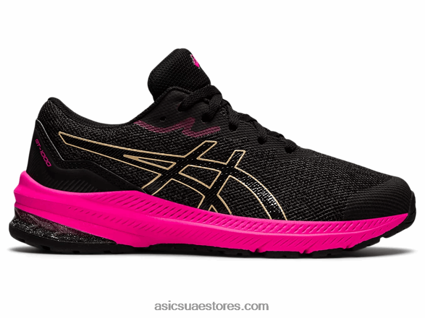 Asics رمادي الجرافيت / الشمبانيا المدرسة الابتدائية GT-1000 11 2N24DJ4454