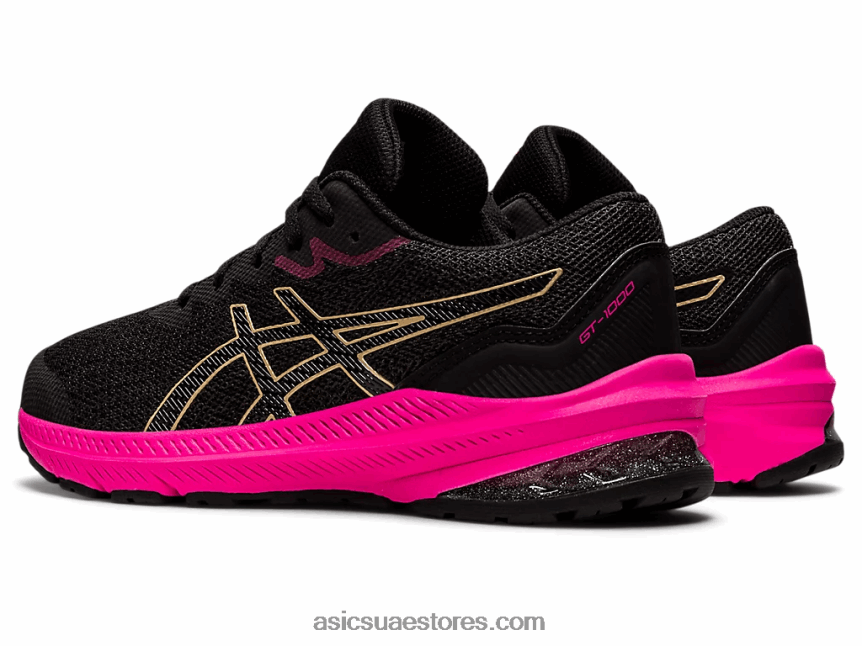 Asics رمادي الجرافيت / الشمبانيا المدرسة الابتدائية GT-1000 11 2N24DJ4454