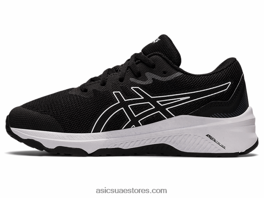 Asics أسود / أبيض المدرسة الابتدائية GT-1000 11 2N24DJ4455
