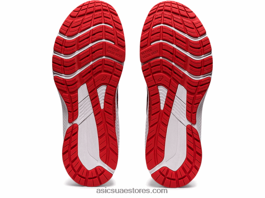 Asics رمادي جرافيت / أحمر ناري المدرسة الابتدائية GT-1000 11 2N24DJ4471