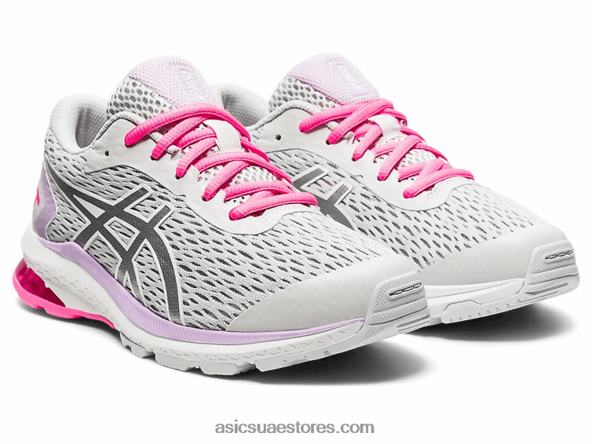 Asics الرمادي الجليدي / الفضة النقية مدرسة GT-1000 9 الابتدائية 2N24DJ4563