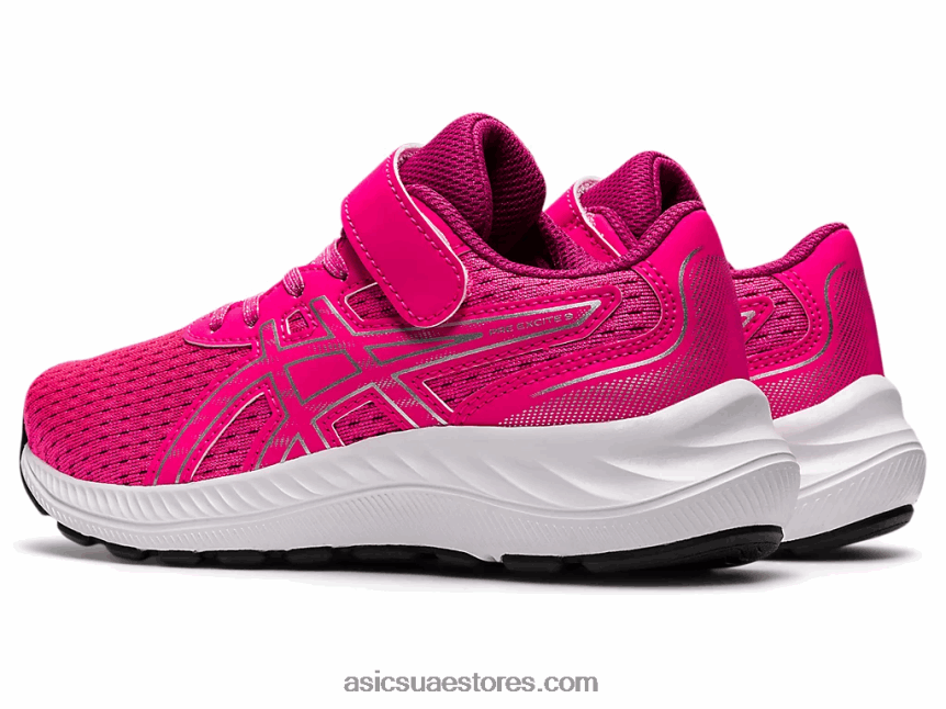 Asics الوردي glo / الفضة النقية مدرسة جيل اكسايت 9 الابتدائية 2N24DJ4459