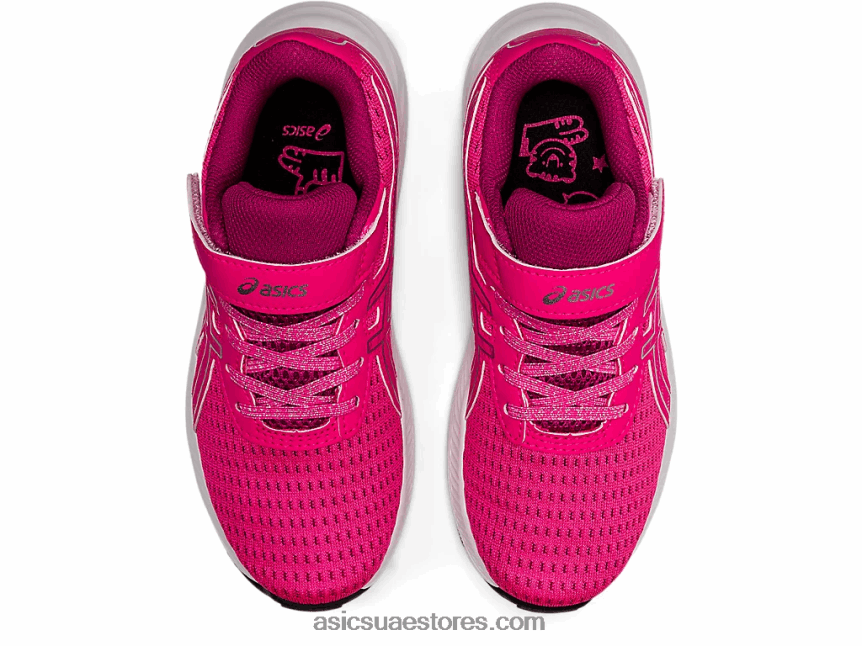 Asics الوردي glo / الفضة النقية مدرسة جيل اكسايت 9 الابتدائية 2N24DJ4459