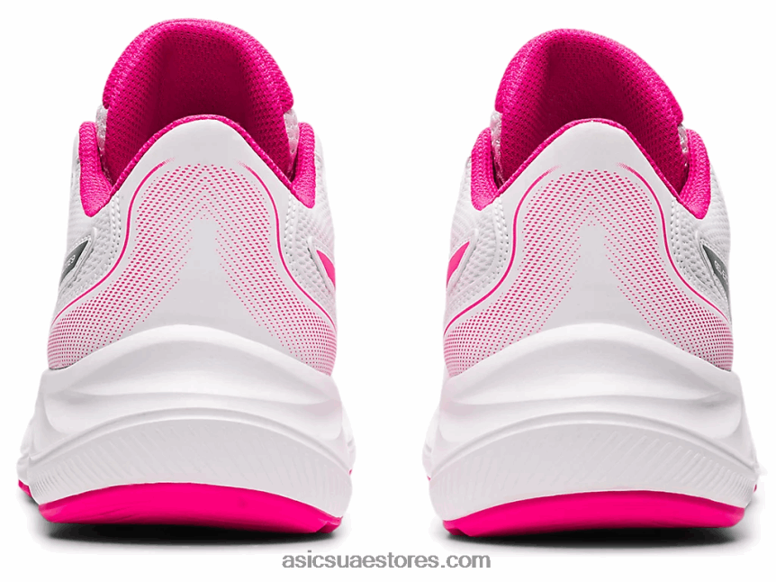 Asics أبيض / وردي glo مدرسة جيل اكسايت 9 الابتدائية 2N24DJ4462
