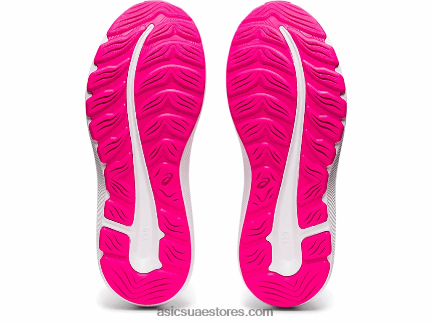 Asics أبيض / وردي glo مدرسة جيل اكسايت 9 الابتدائية 2N24DJ4462