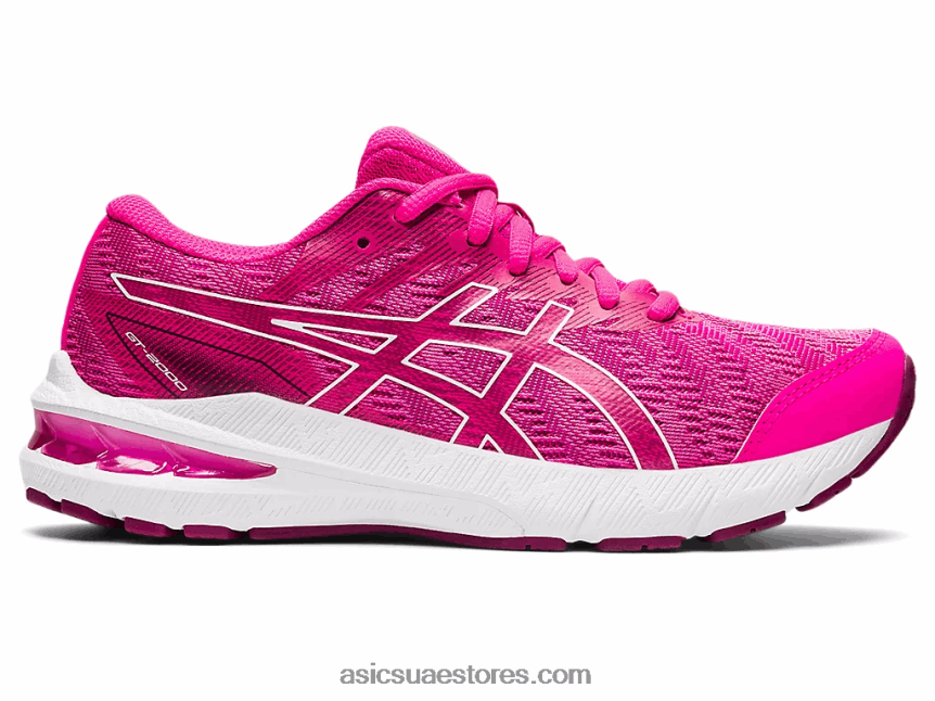 Asics الوردي glo / أبيض gt-2000 الصف العاشر المدرسة 2N24DJ4324