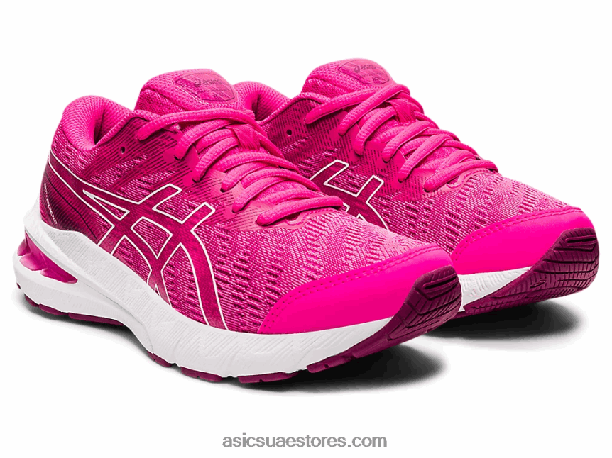 Asics الوردي glo / أبيض gt-2000 الصف العاشر المدرسة 2N24DJ4324