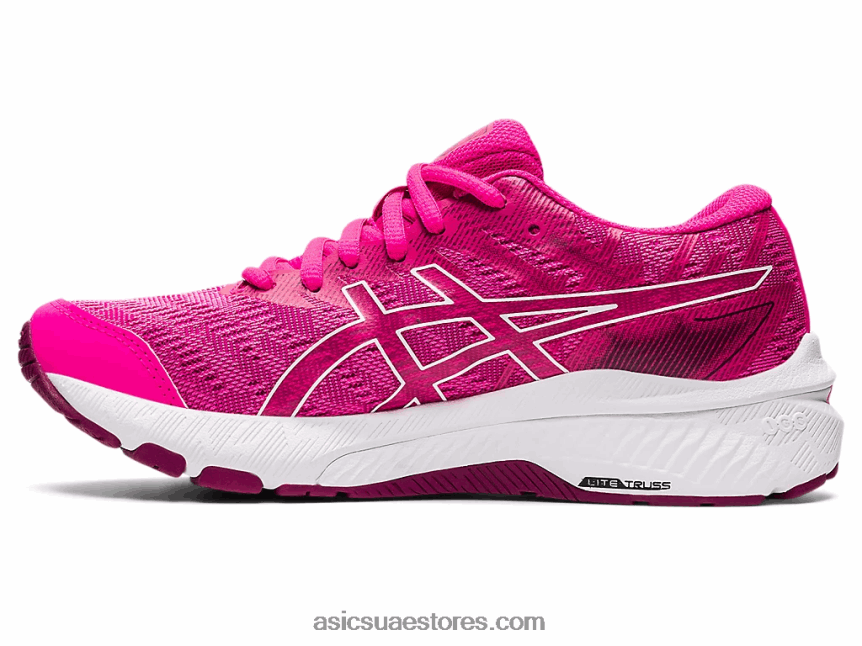 Asics الوردي glo / أبيض gt-2000 الصف العاشر المدرسة 2N24DJ4324