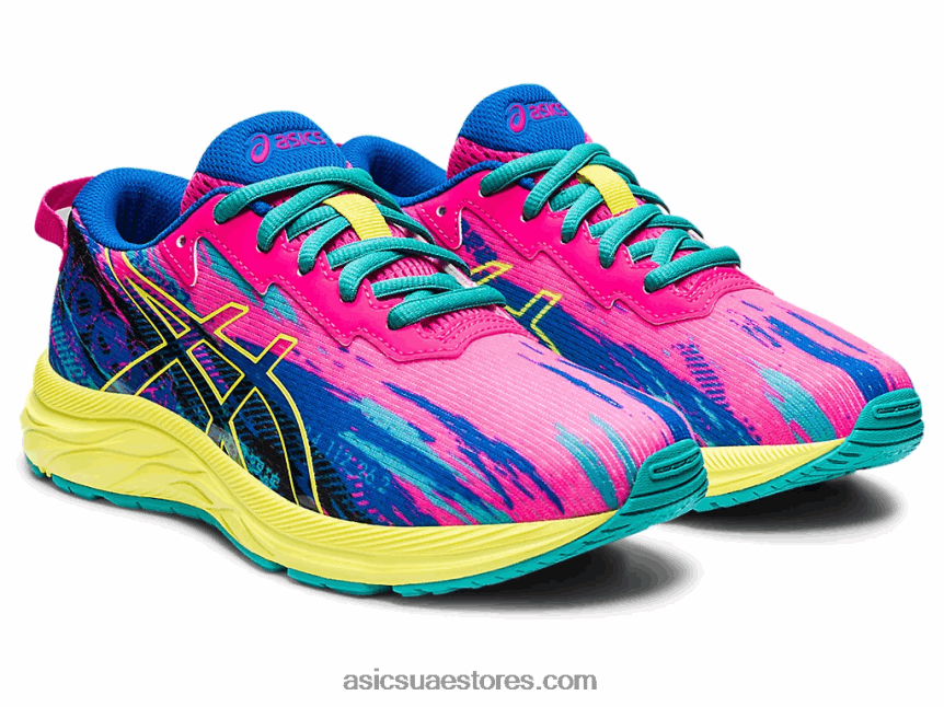 Asics الوردي glo / sour yuzu مدرسة جيل نوسا ثلاثي 13 الابتدائية 2N24DJ4484