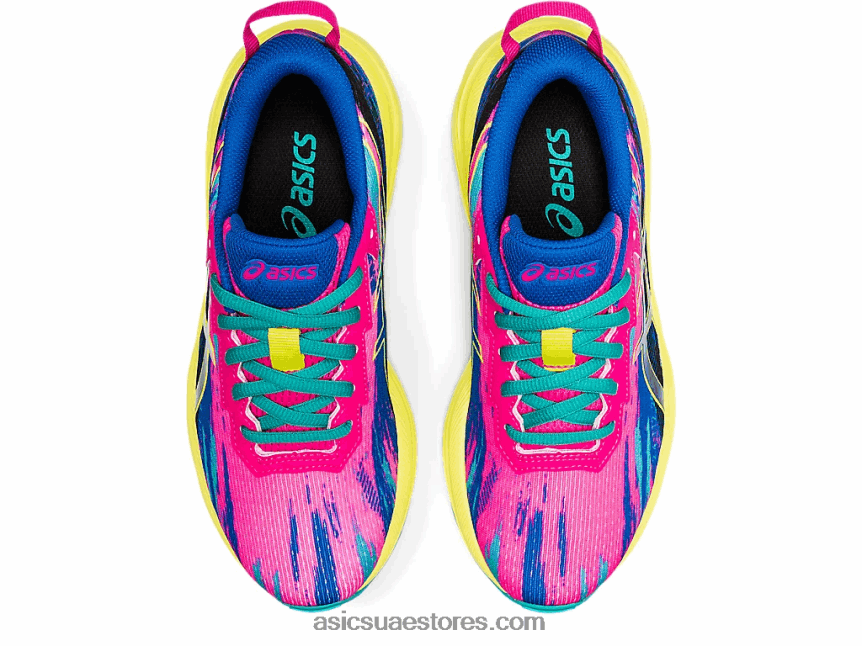 Asics الوردي glo / sour yuzu مدرسة جيل نوسا ثلاثي 13 الابتدائية 2N24DJ4484