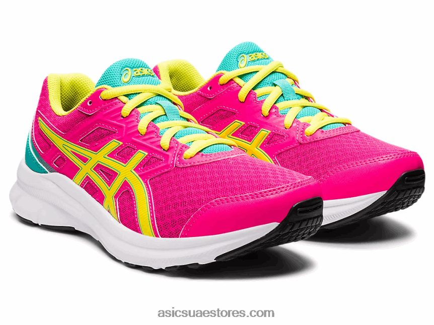 Asics الوردي glo / sour yuzu هزة 3 المرحلة الابتدائية 2N24DJ4490