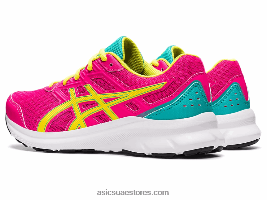 Asics الوردي glo / sour yuzu هزة 3 المرحلة الابتدائية 2N24DJ4490