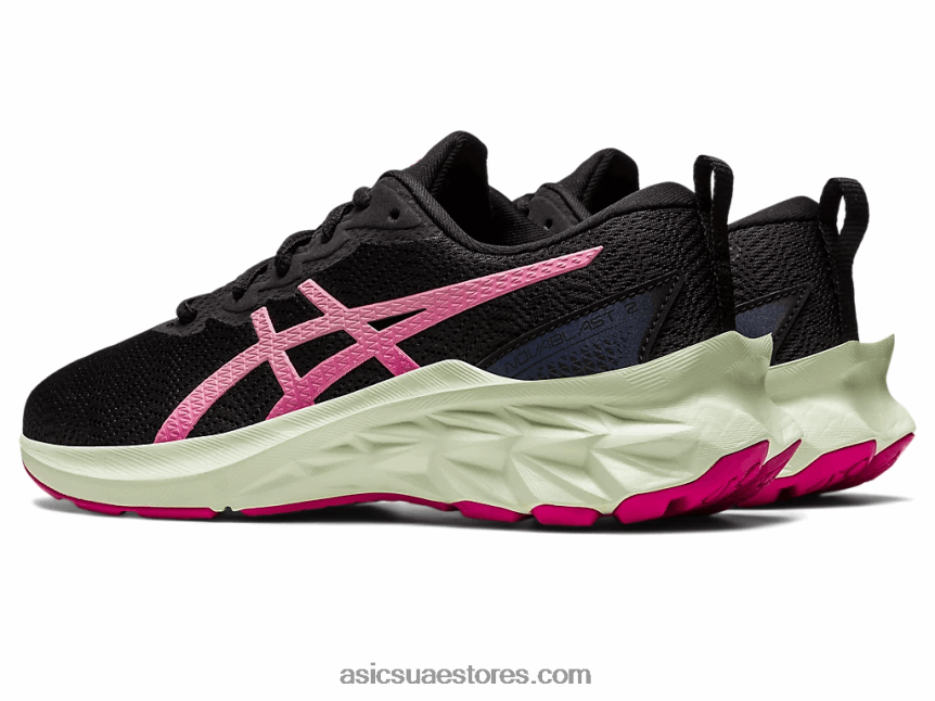 Asics أسود / لكمة الفاكهة novablast 2 المدرسة الابتدائية 2N24DJ4282