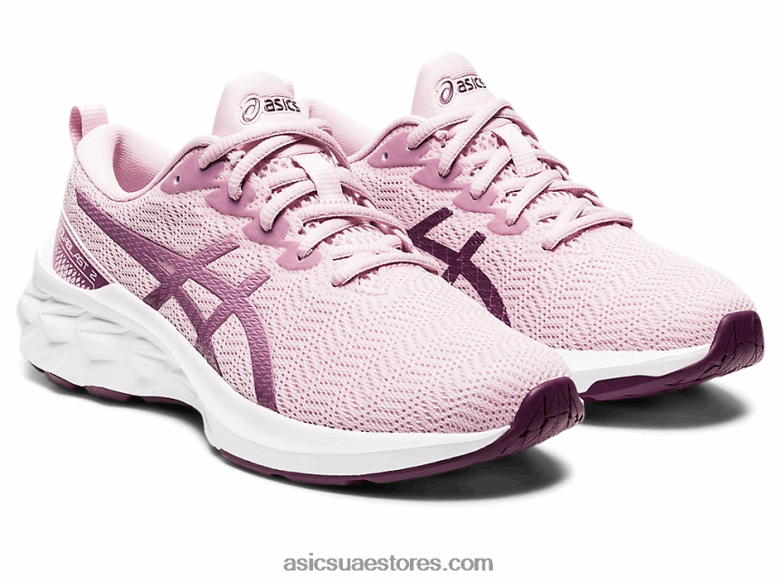 Asics ارتفع بالكاد / الفضة النقية novablast 2 المدرسة الابتدائية 2N24DJ4343