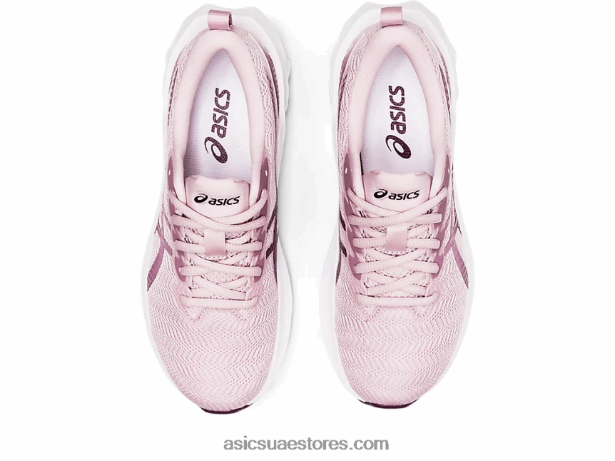 Asics ارتفع بالكاد / الفضة النقية novablast 2 المدرسة الابتدائية 2N24DJ4343