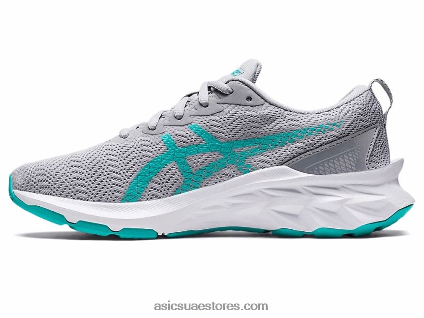 Asics توهج بيدمونت رمادي / لافندر novablast 2 المدرسة الابتدائية 2N24DJ4427