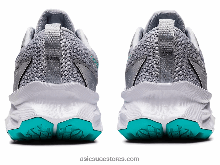 Asics توهج بيدمونت رمادي / لافندر novablast 2 المدرسة الابتدائية 2N24DJ4427
