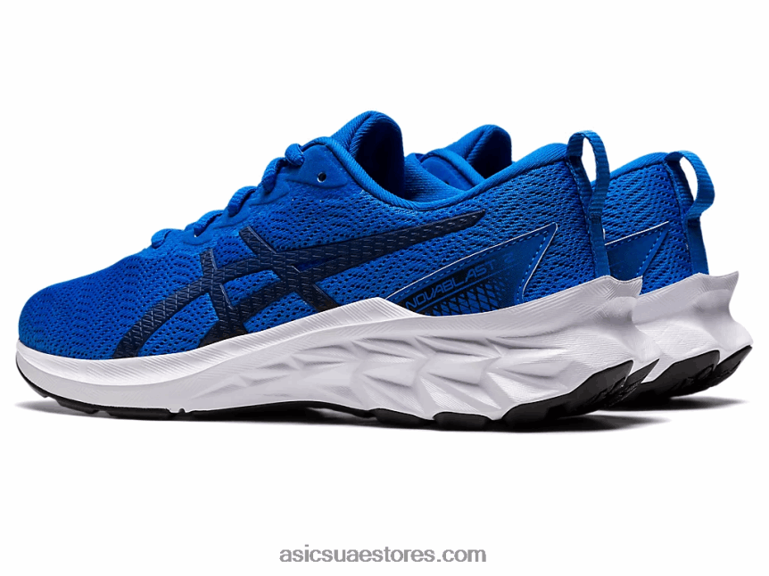 Asics أزرق كهربائي / أعماق المحيطات novablast 2 المدرسة الابتدائية 2N24DJ4433