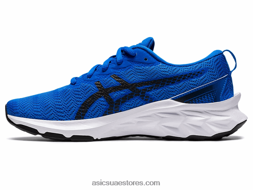 Asics أزرق كهربائي / أعماق المحيطات novablast 2 المدرسة الابتدائية 2N24DJ4433