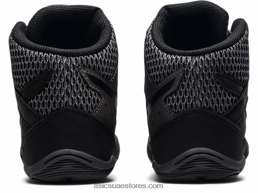 Asics أسود / جونميتال snapdown 3 مدرسة ابتدائية 2N24DJ4515